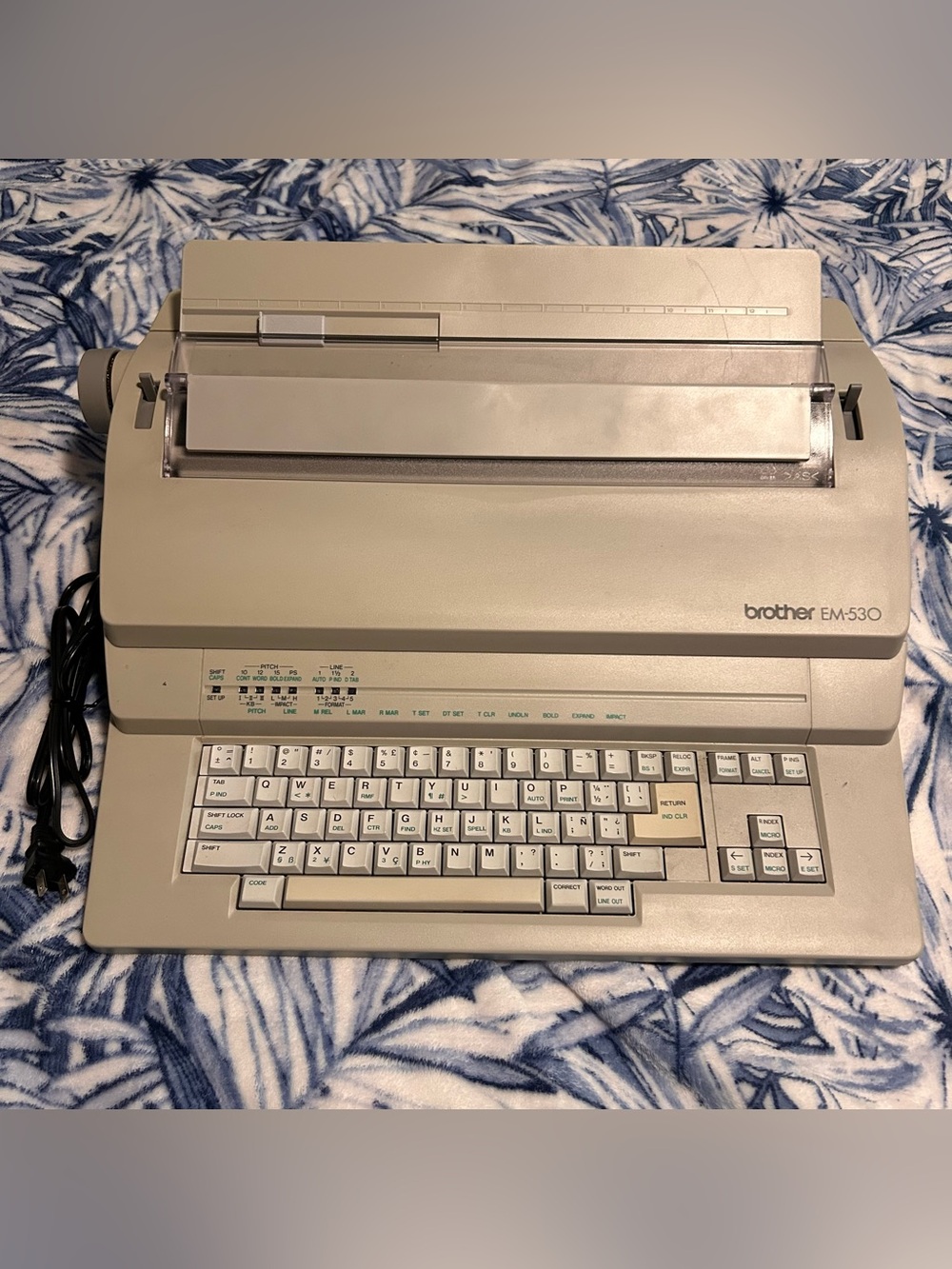 Vintage Brother EM-350 Electronic Office Typewriter